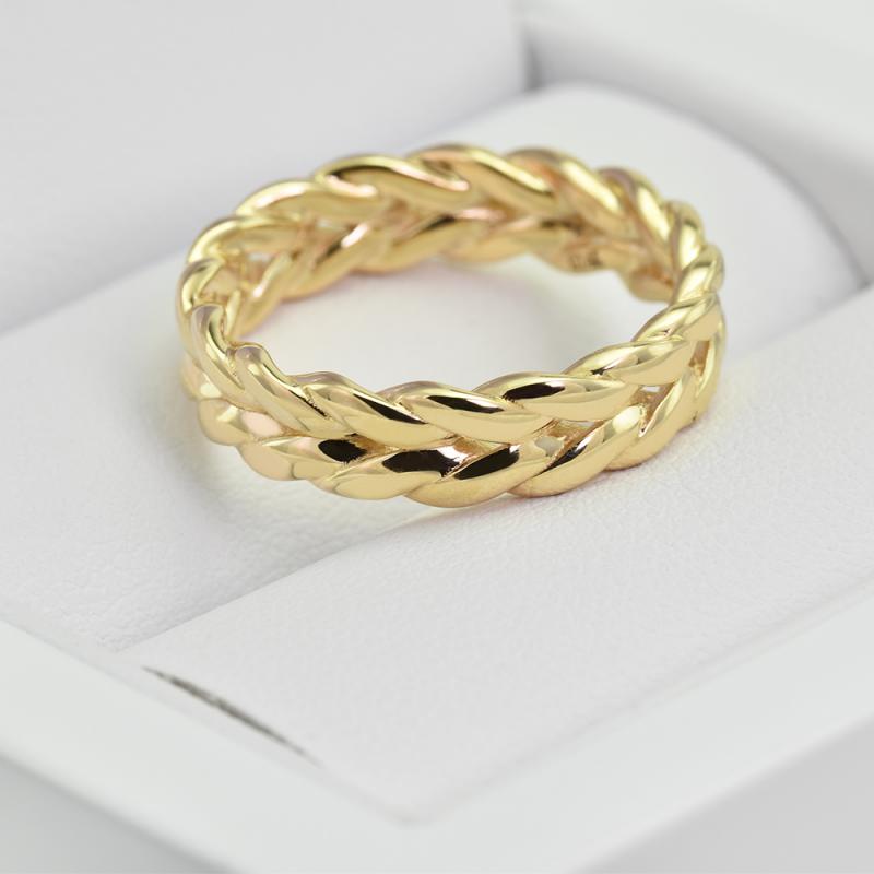 Prsten ze žltuého zlata