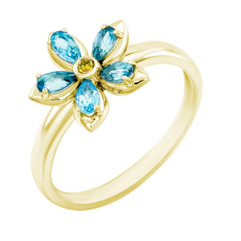 Prsten ve tvaru květiny 24501