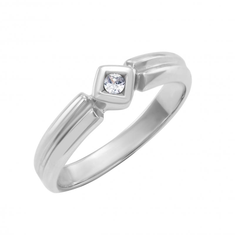 Zásnubní prsten s diamantem Aika