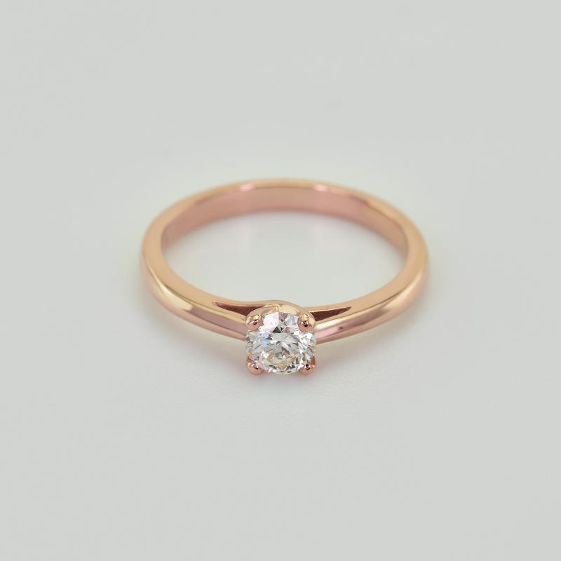 Prsten z růžového zlata 29581