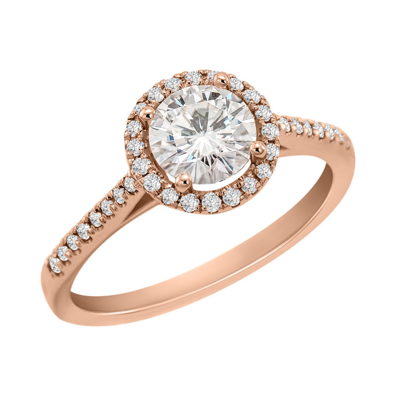 Prsten z růžového zlata 30381