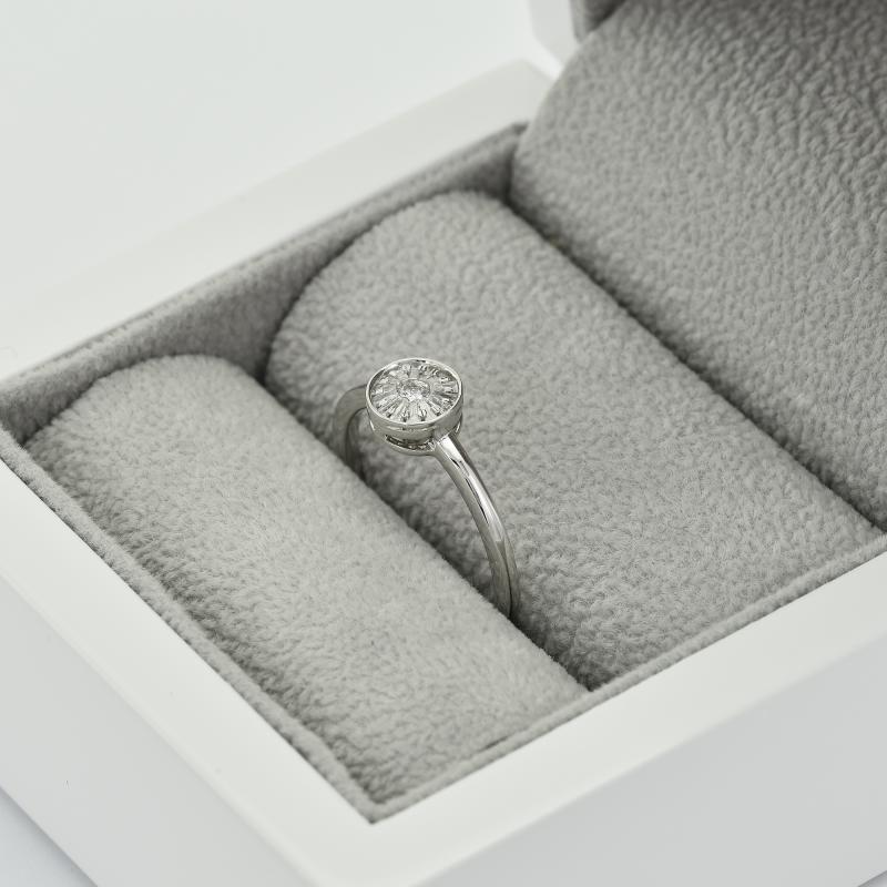 Zásnubní prsten s diamanty 35941