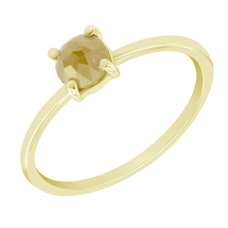 Prsten ze žlutým diamantem 37131