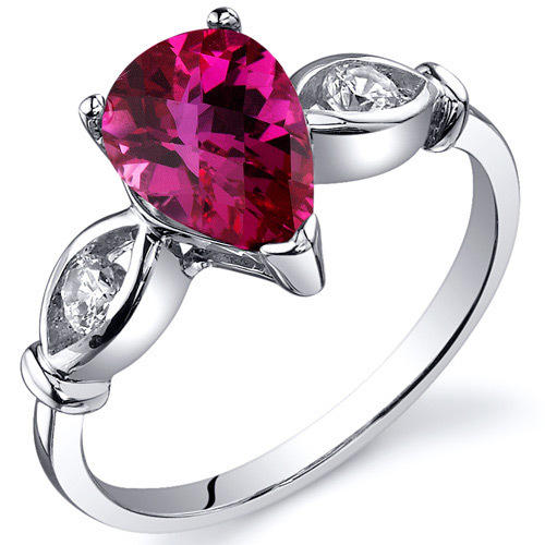 Prsten s rubínovou slzou 3811