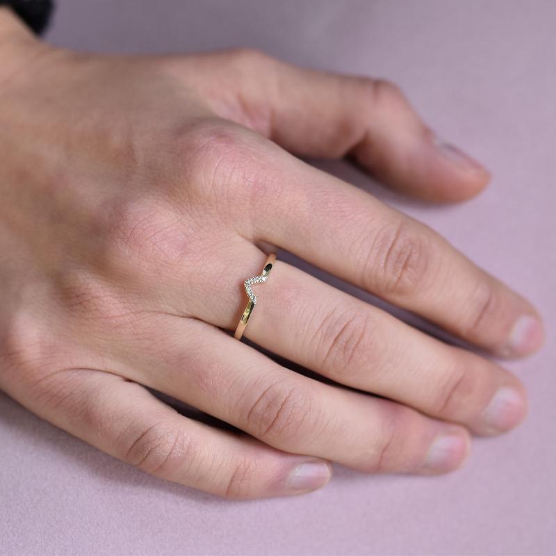 Zlatý snubní prsten 39071