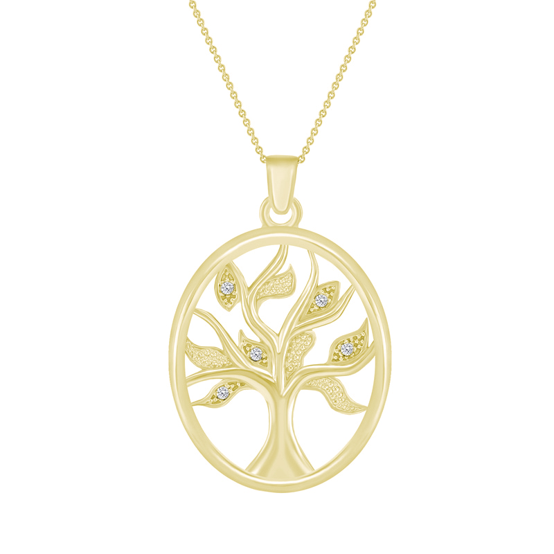 Zlatý náhrdelník strom života 39731
