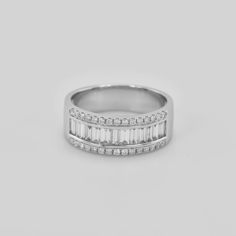 Zlatý prsten s diamanty 43511