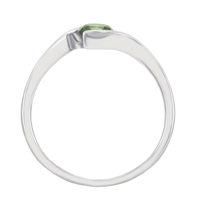 Zásnubní prsten se zeleným diamantem Saffar 45071