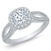 Zásnubní prsten plný diamantů Dalia