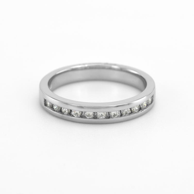 Platinový prsten plný diamantů 47801