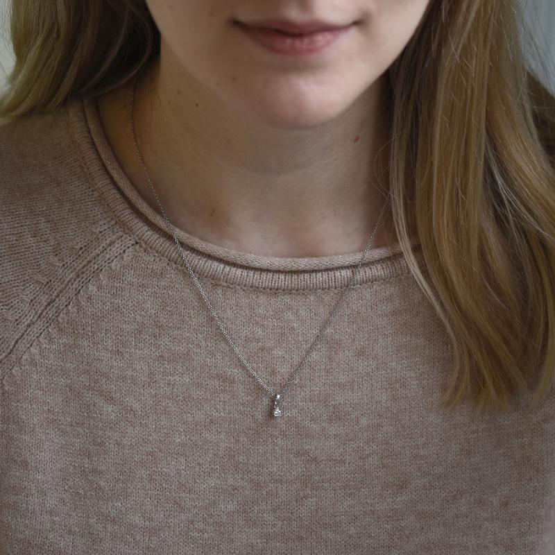 Jednoduchý diamantový náhrdelník Josefine 50631