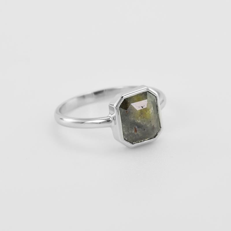 Zlatý prsten se salt´n´pepper diamantem 51021