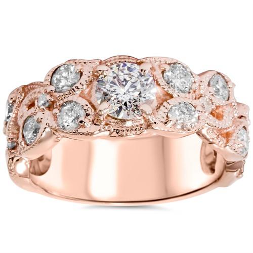 Zlatý zásnubní prsten s diamanty 5401