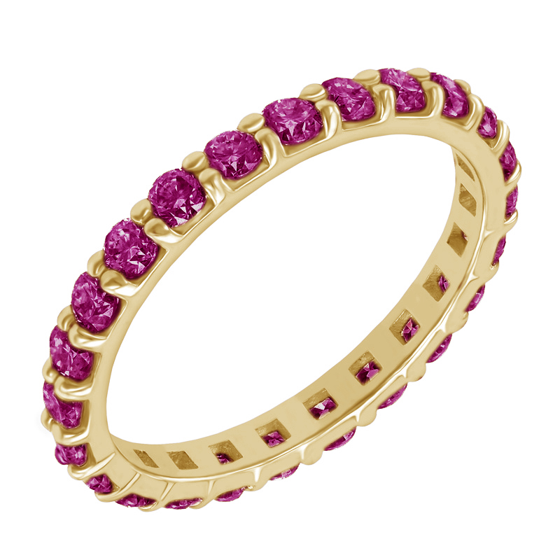 Zlatý prsten s rubíny 58501