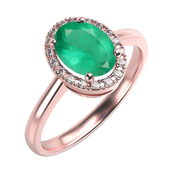 Prsten z růžového zlata 59401