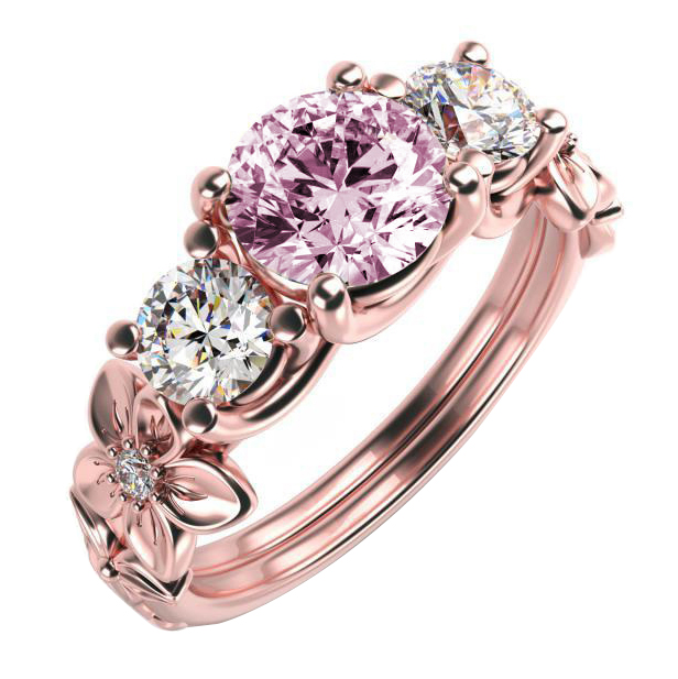 Romantický zásnubní prsten 59541