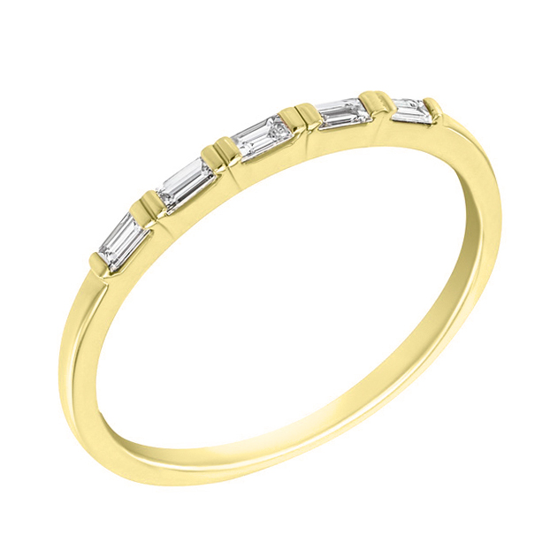 Zlatý snubní prsten s diamanty 59691