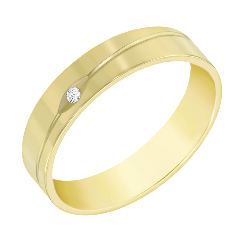 Dámský snubní prsten s diamantem 60551