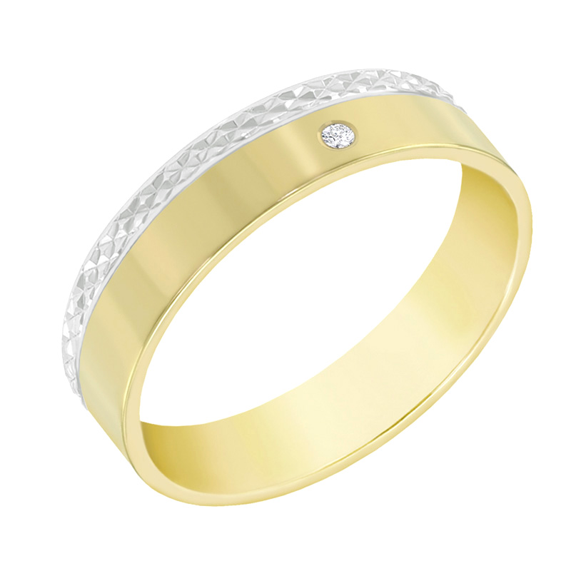 Dvojbarevný dámský prsten 60601