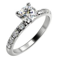 Zásnubní prsten s lab-grown diamanty Megha