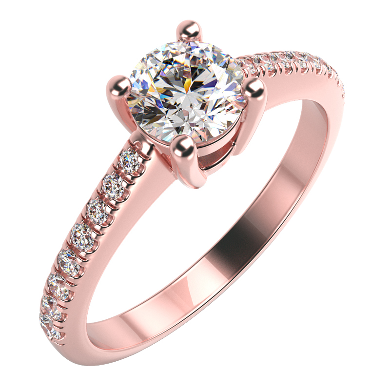 Zásnubní prsten s diamantem Dalea