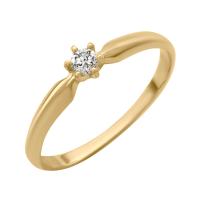 Zásnubní prsten s diamantem Delzi