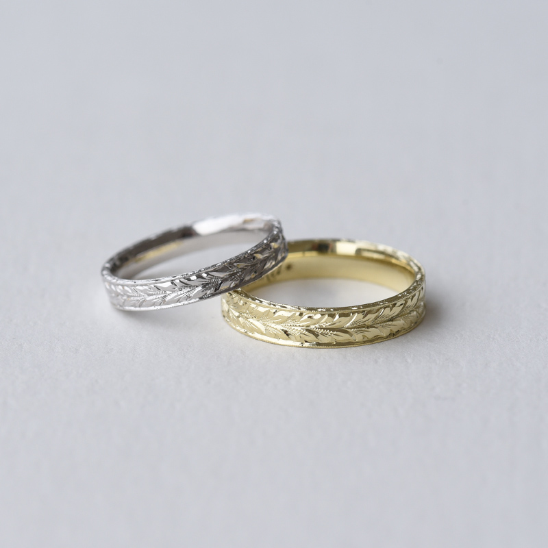 Vintage snubní prsteny ze zlata Hannu 78511