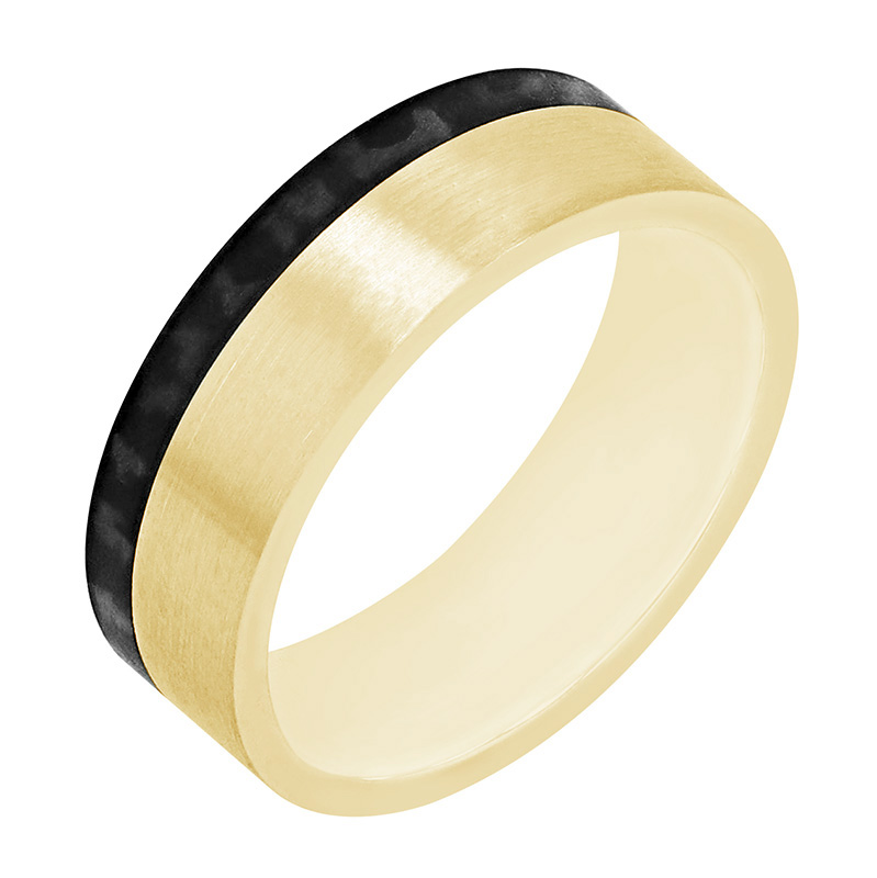 Pánský snubní prsten ze zlata 80141