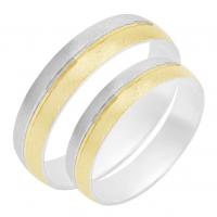 Snubní prsteny z kombinovaného zlata Ivana