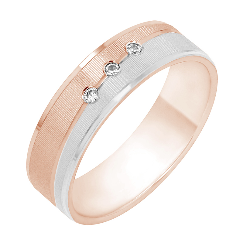 Snubní prsteny z růžového zlata 80401
