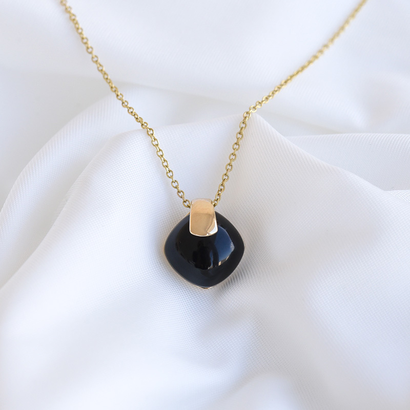 náhrdelník s černým onyxem 81601