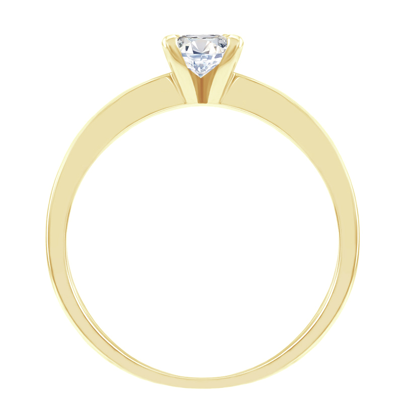 Zlatý solitaire prsten 82831