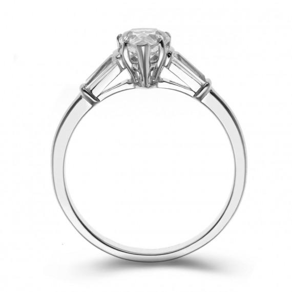 Zásnubní platinový prsten Valle 8661