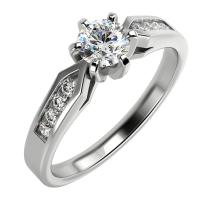 Zásnubní prsten s 0.40 ct GIA certifikovaným diamantem Alja