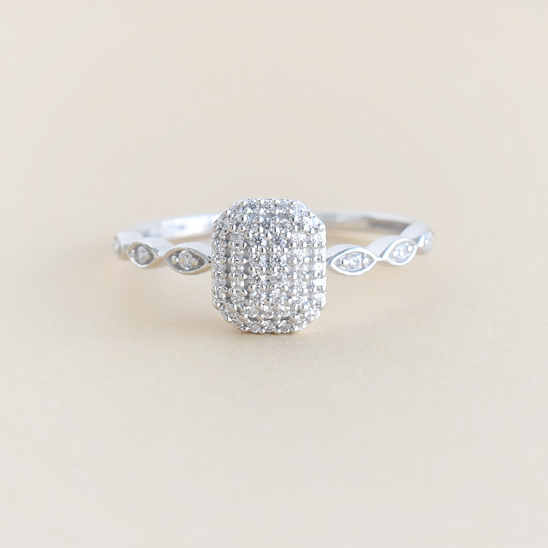 Luxusní prsten s lab-grown diamanty 95781