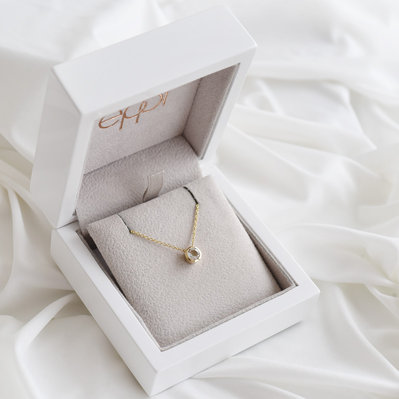 Zlatý náhrdelník s lab-grown diamantem Erin 96931