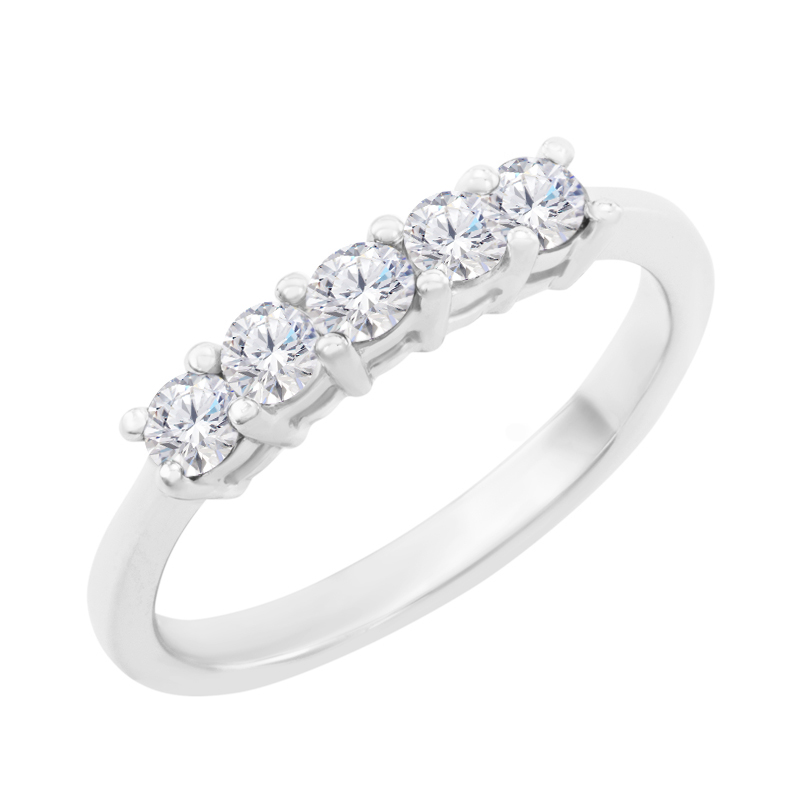 Elegantní prsten osazený lab-grown diamanty Aisha 100292