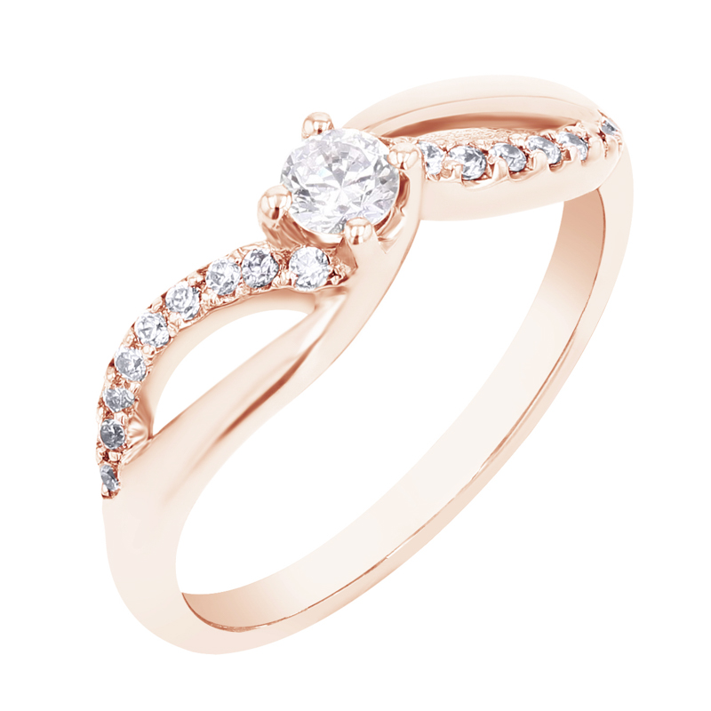 Zásnubní prsten s diamanty Wemy 101152