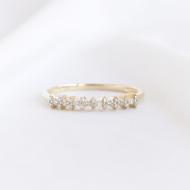 Romantický eternity prsten s lab-grown diamanty Shea 101432