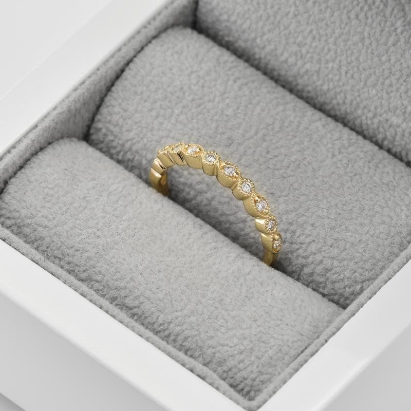 Vintage eternity prsten s lab-grown diamanty Paloma 101582