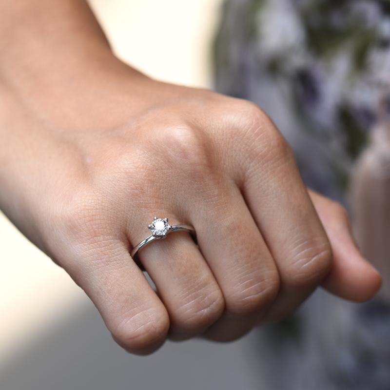 Zásnubní prsten s lab-grown diamantem Osian 102422