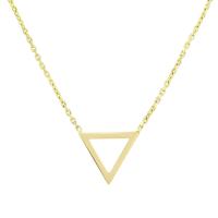 Zlatý náhrdelník ve tvaru trojúhelníku AirTriangle