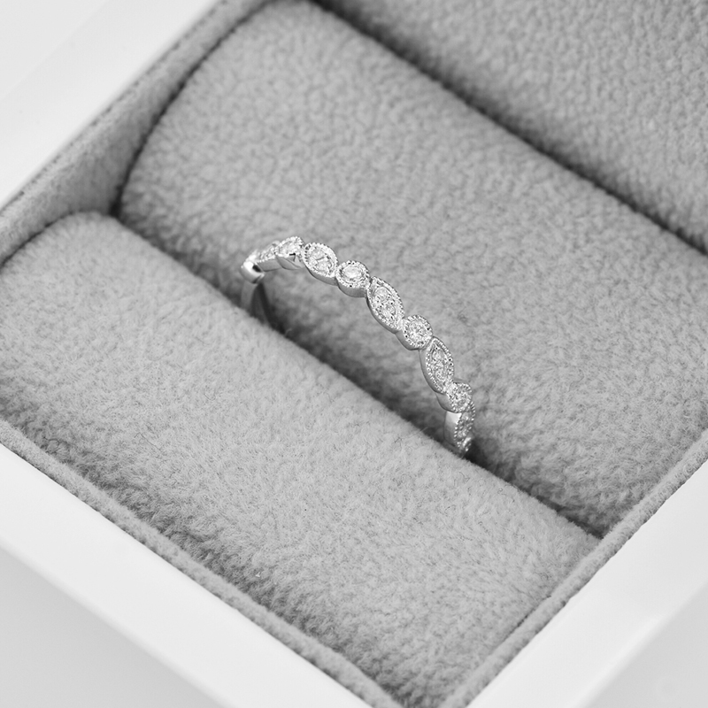 Eternity prsten s lab-grown diamanty Roxanne 105652