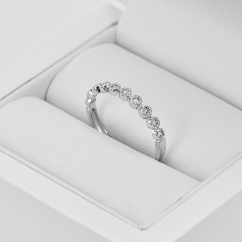 Vintage prsten s lab-grown diamanty a komfortní prsten Danel 105892