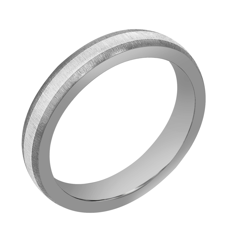 Snubní prsteny z titanu a stříbra Hulme 108502