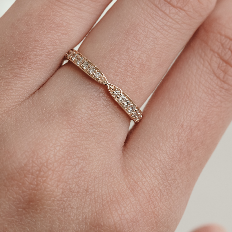Eternity prsten s diamanty Turpein 120512