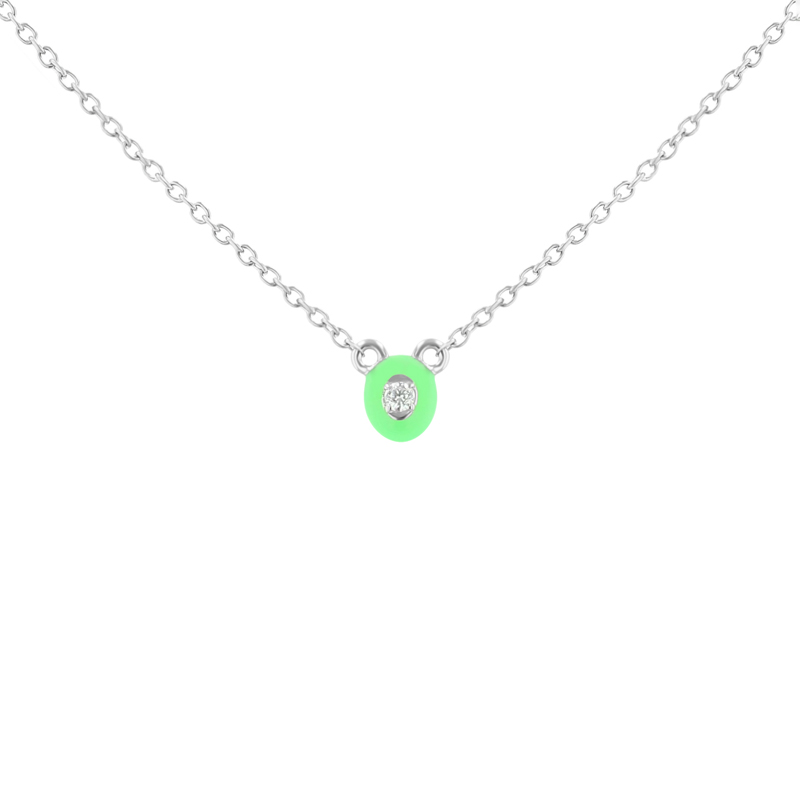 Keramický náhrdelník s lab-grown diamantem Noemi