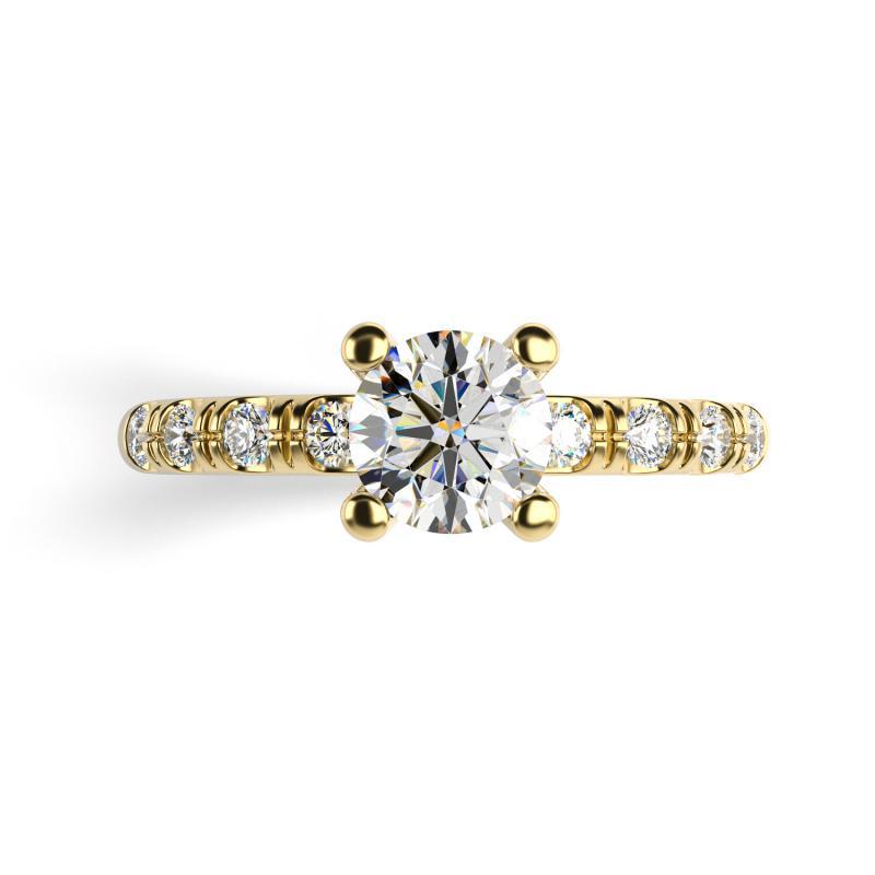 Diamantový zásnubní prsten 12392