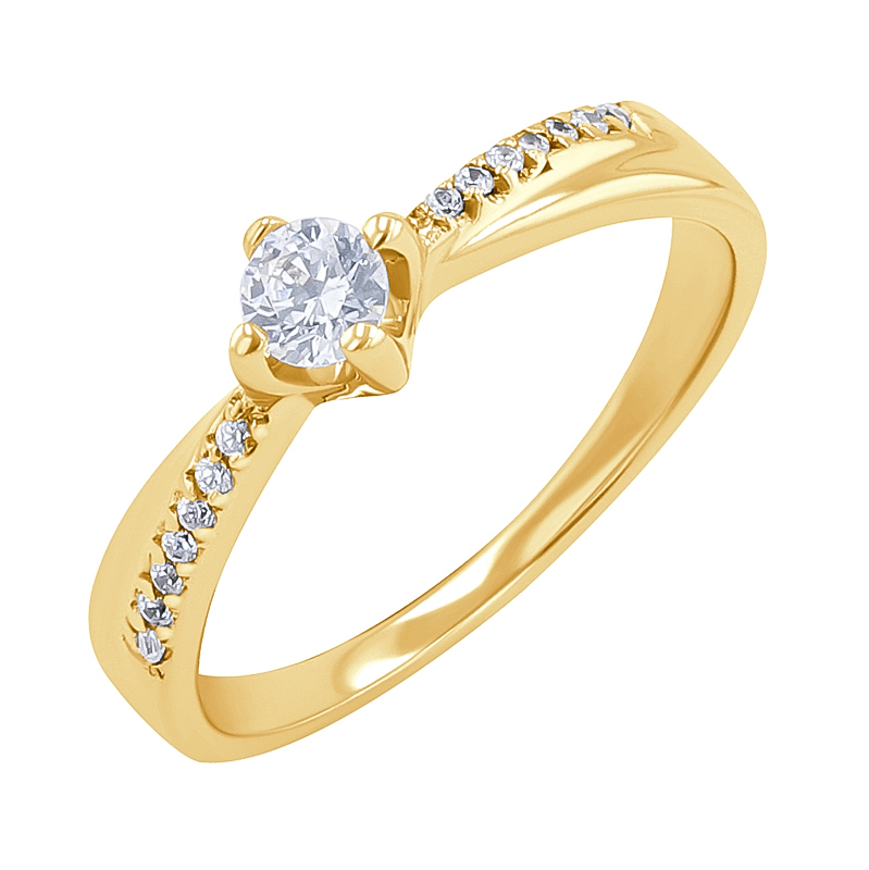 Zásnubní prsten s diamanty Sewyn 128832