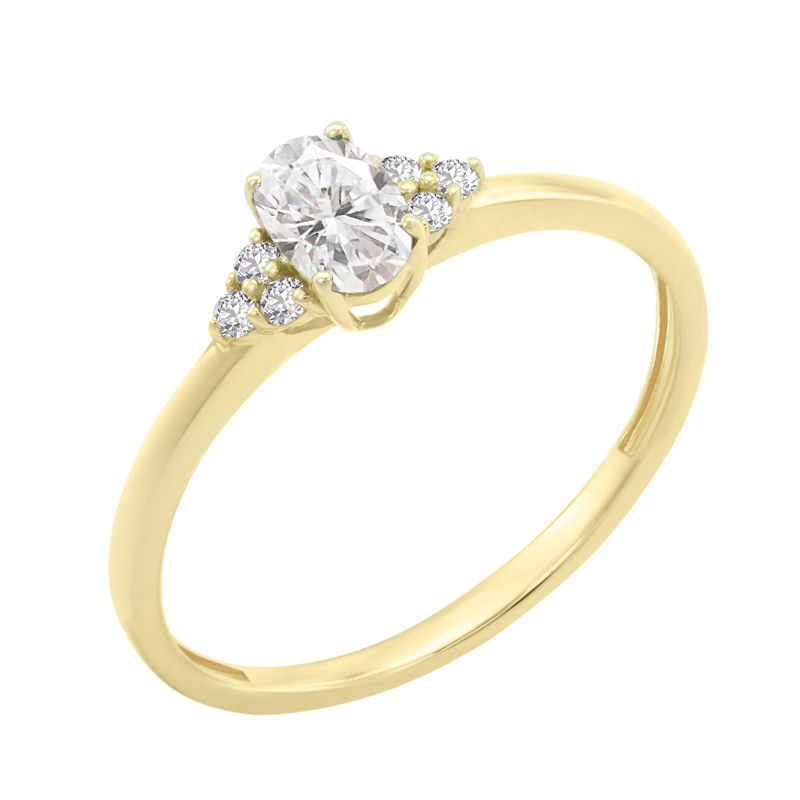 Zásnubní prsten s diamanty Sheldo 129152